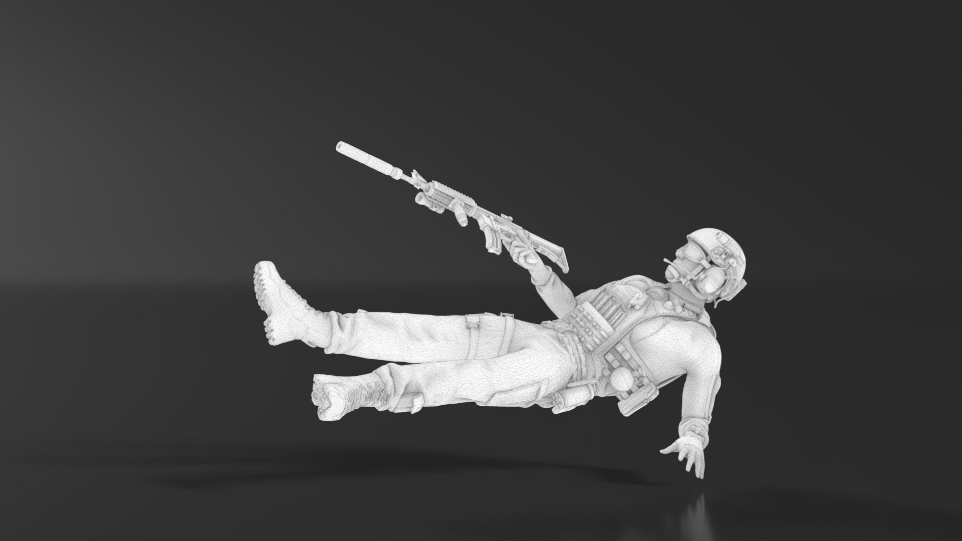 US Soldier Set 08 3D print model_21