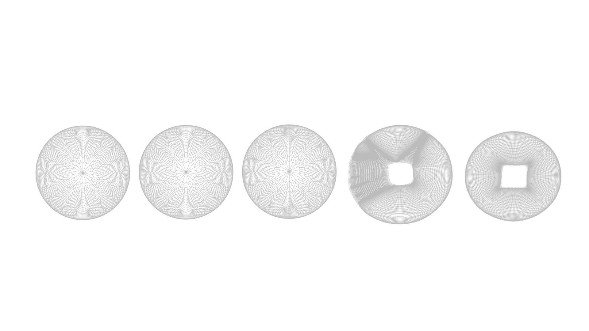 Chinese Coins Set 3D model_26