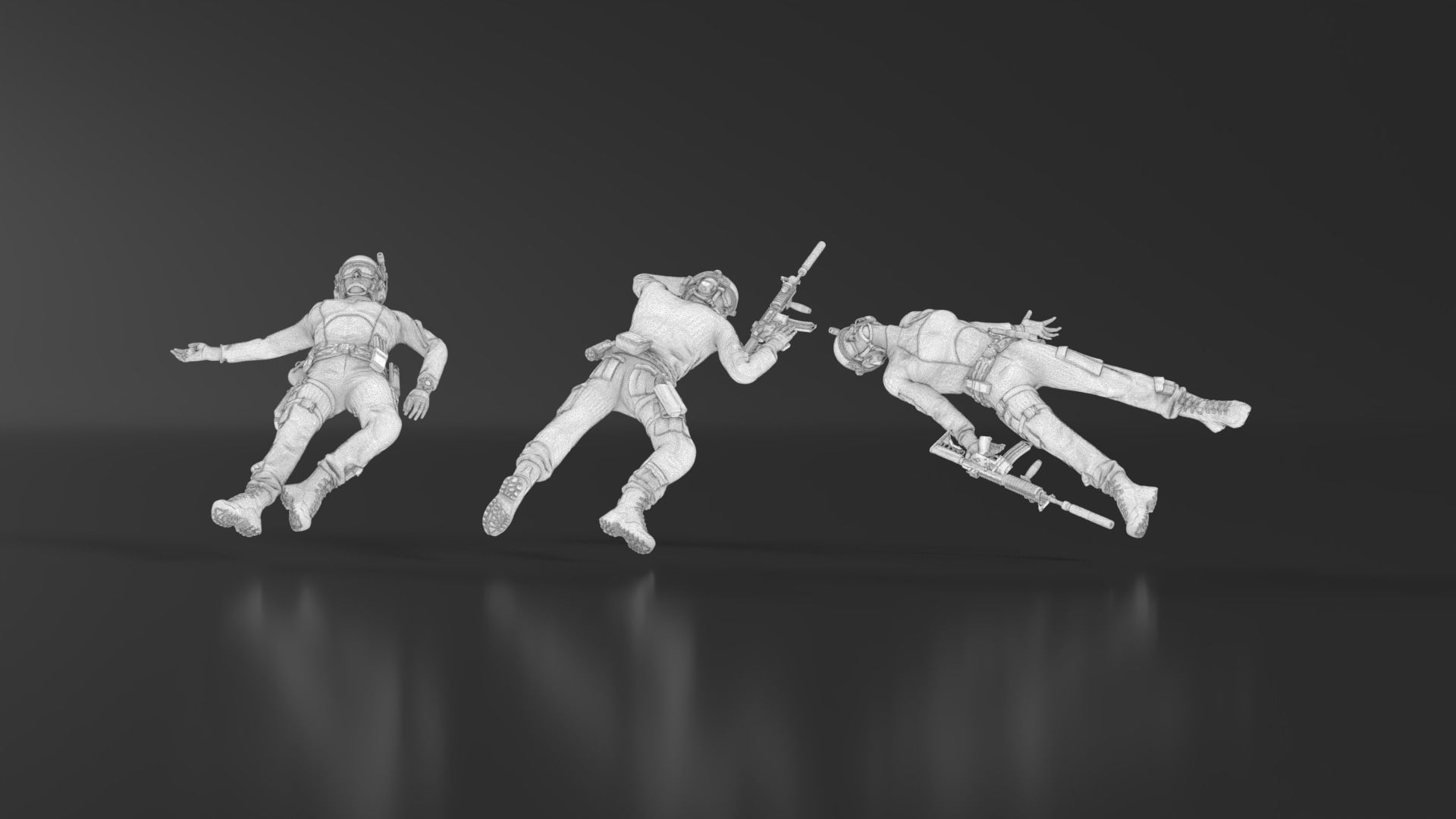 US Soldier Set 09 3D print model_18