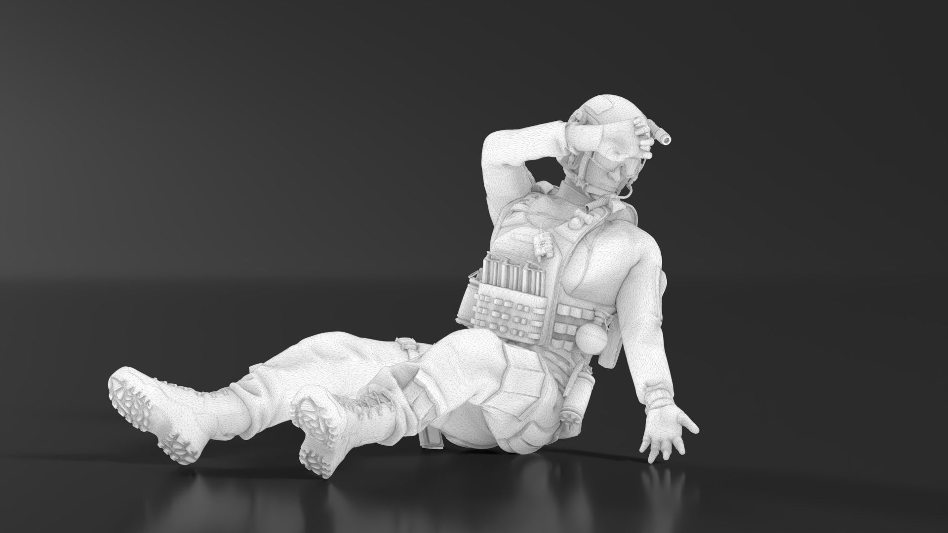 US Soldier Set 09 3D print model_19