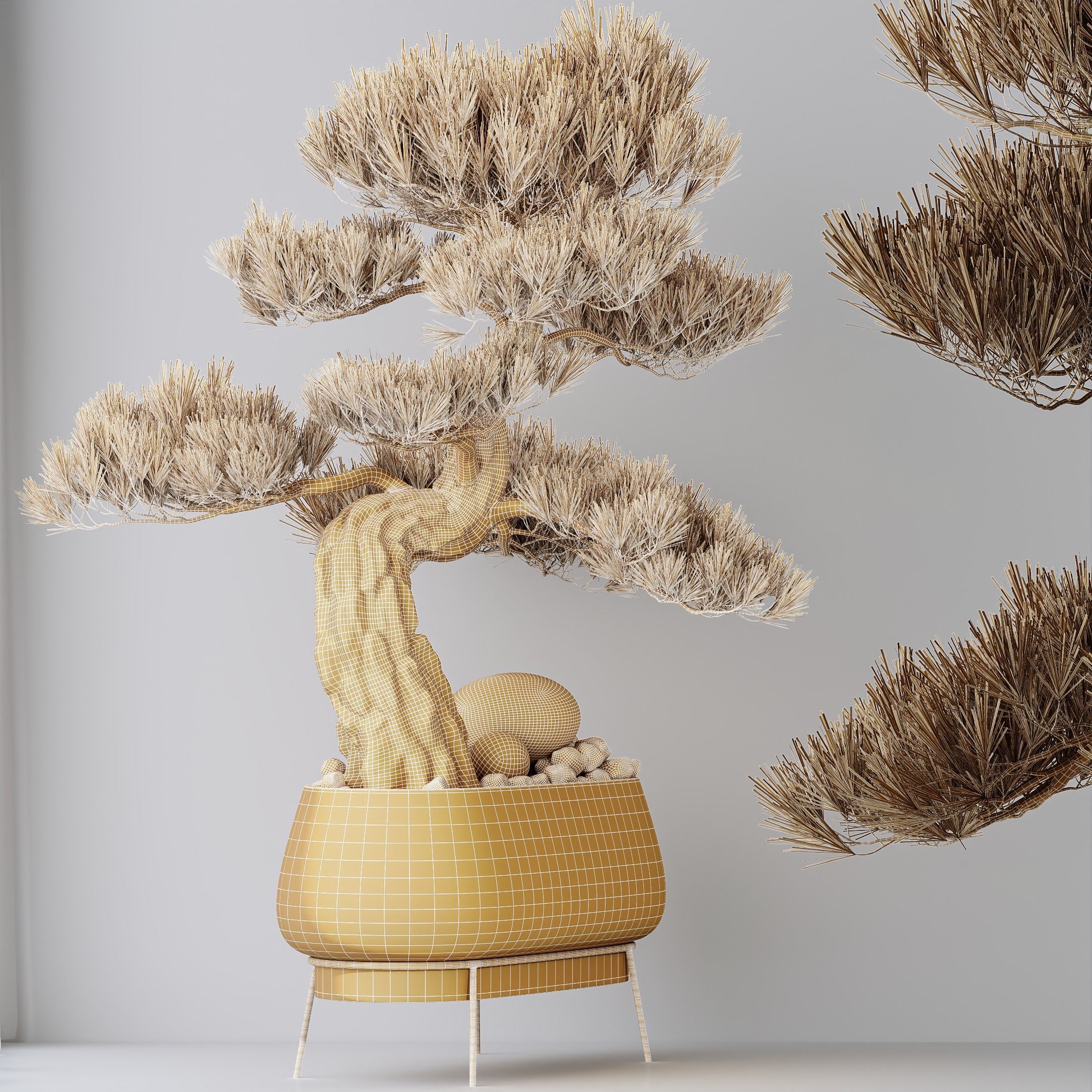 6 Different SETS of Plant Indoor SET VOL130 3D Model Collection_17