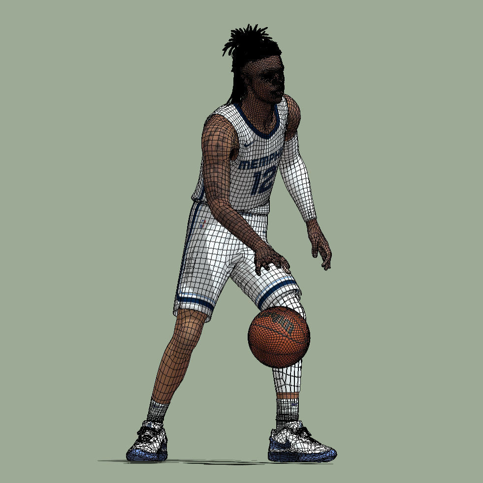 Ja Morant Memphis Grizzlies NBA 3D model_6
