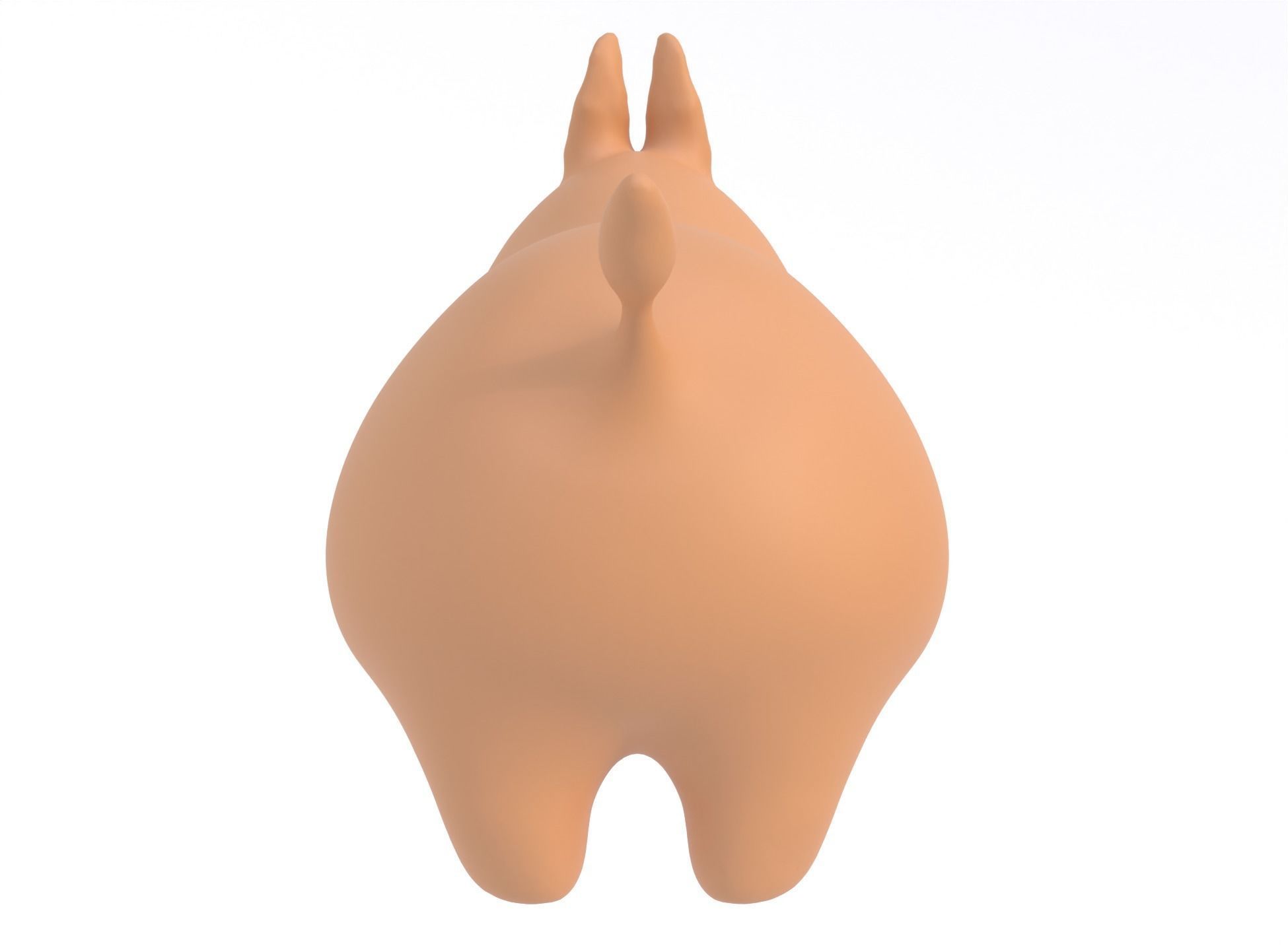 Rhinoceros sculpture 3D model_10