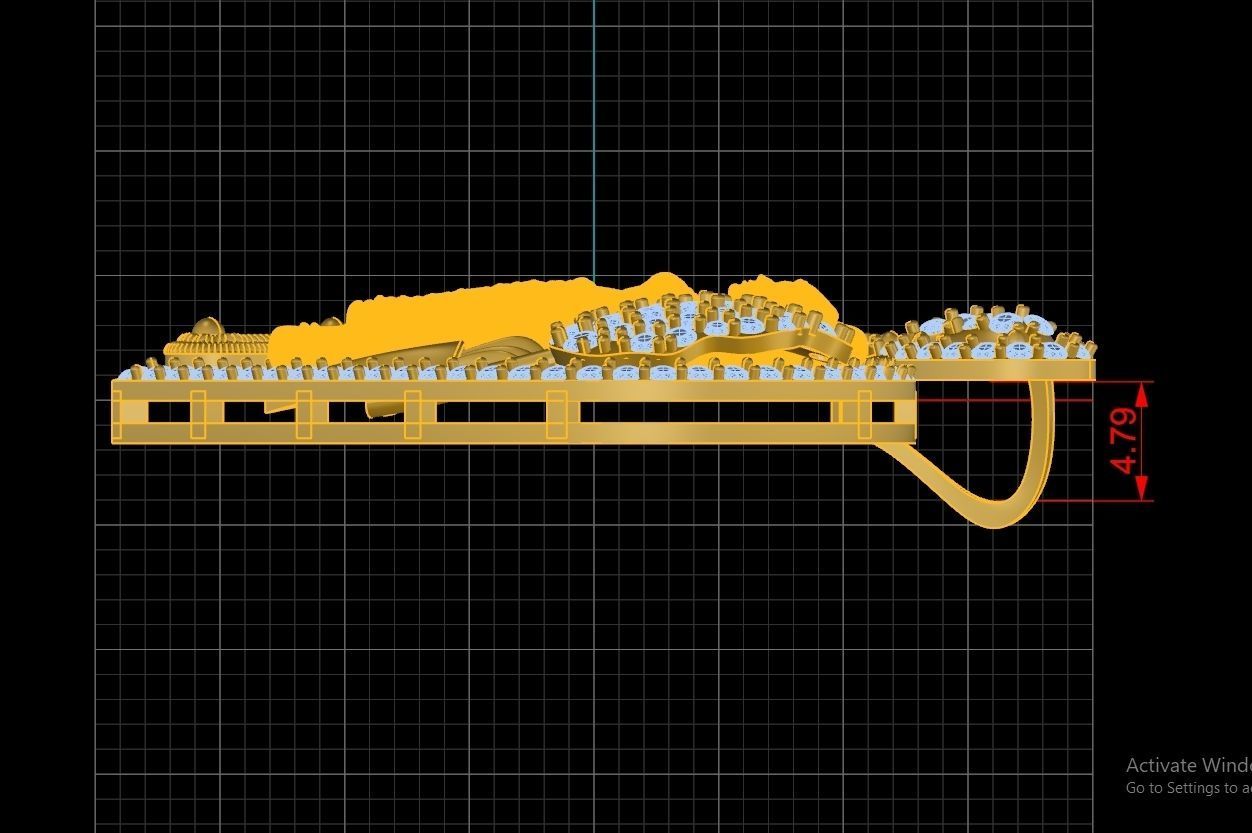 Buddha statue Pendent Jewelry Code-JST100 3D print model_4