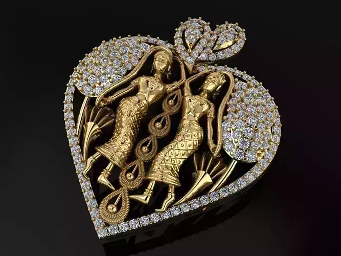 Buddha statue Pendent Jewelry Code-JST100