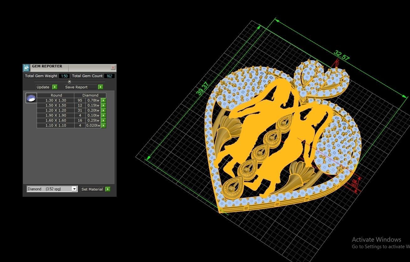 Buddha statue Pendent Jewelry Code-JST100 3D print model_5