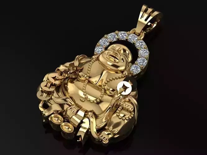 Buddha statue Pendent Jewelry Code-JST099
