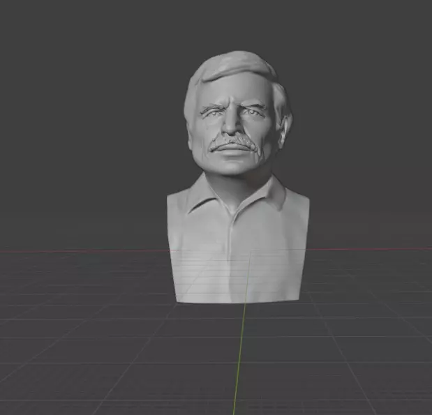 Andrei Tarkovsky 3D print model_0