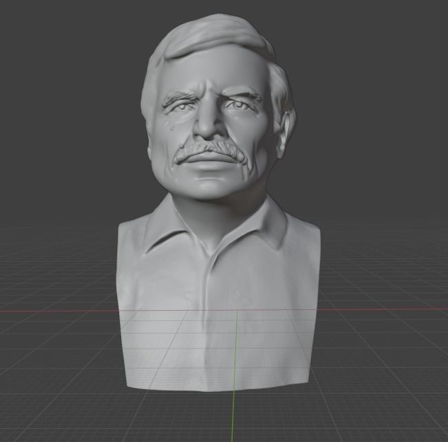 Andrei Tarkovsky 3D print model_2