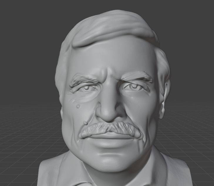 Andrei Tarkovsky 3D print model_9