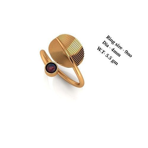 Sea Shell Ring 3D print model