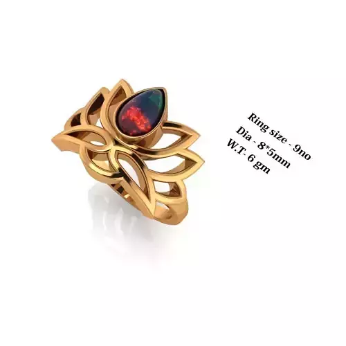 Grand Lotus Ring