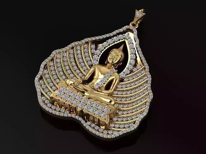 Buddha statue Pendent Jewelry Code-JST097