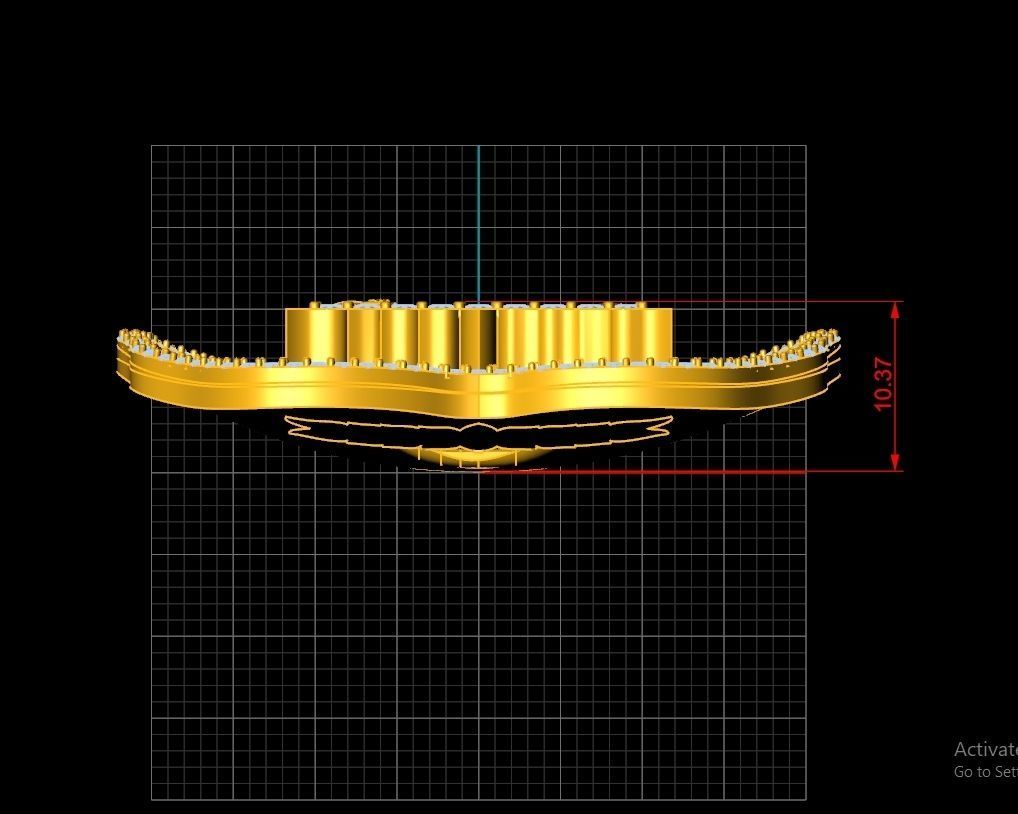 Buddha statue Pendent Jewelry Code-JST097 3D print model_3