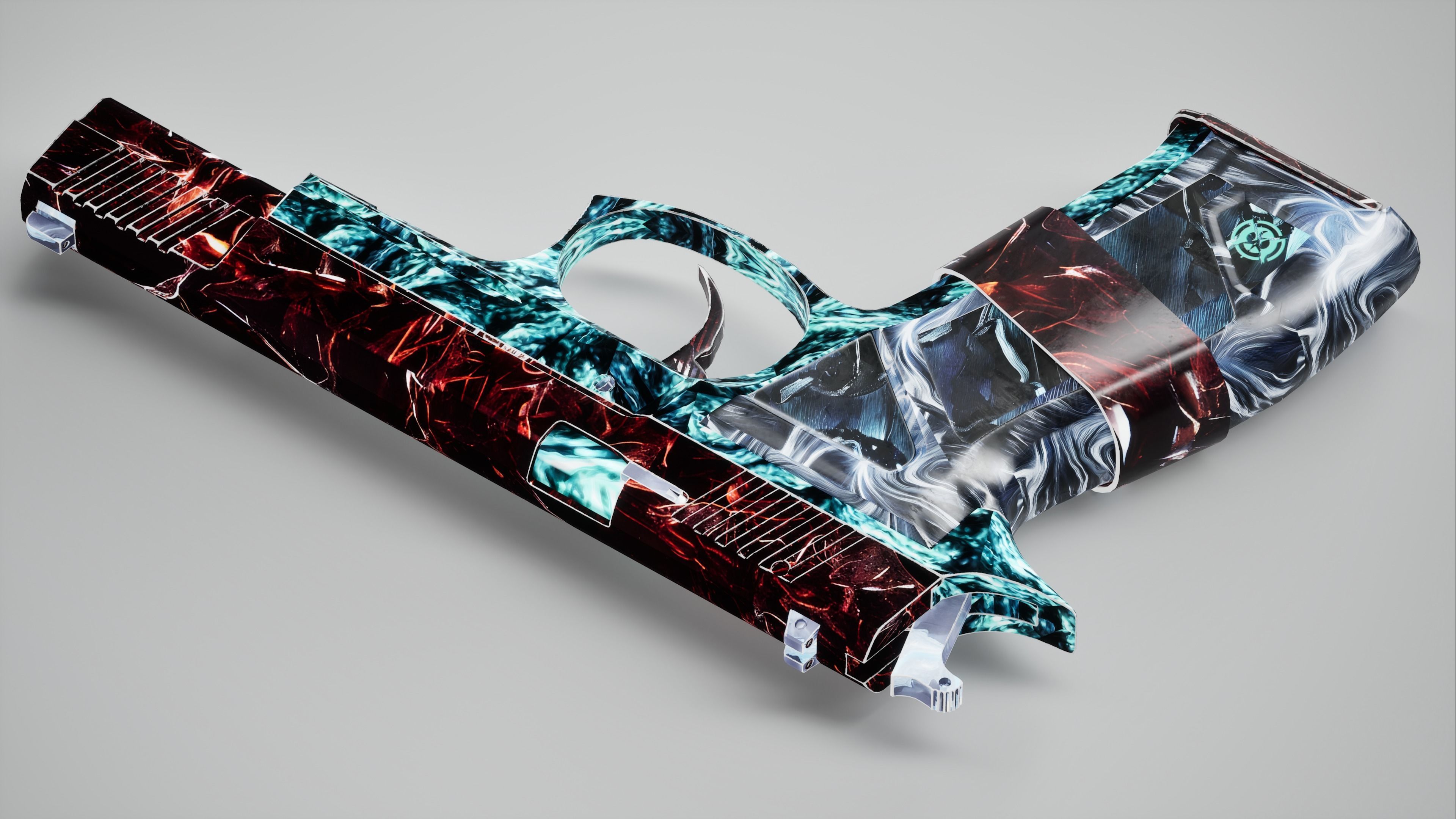 Revenge Vulcano Low-poly 3D model_2