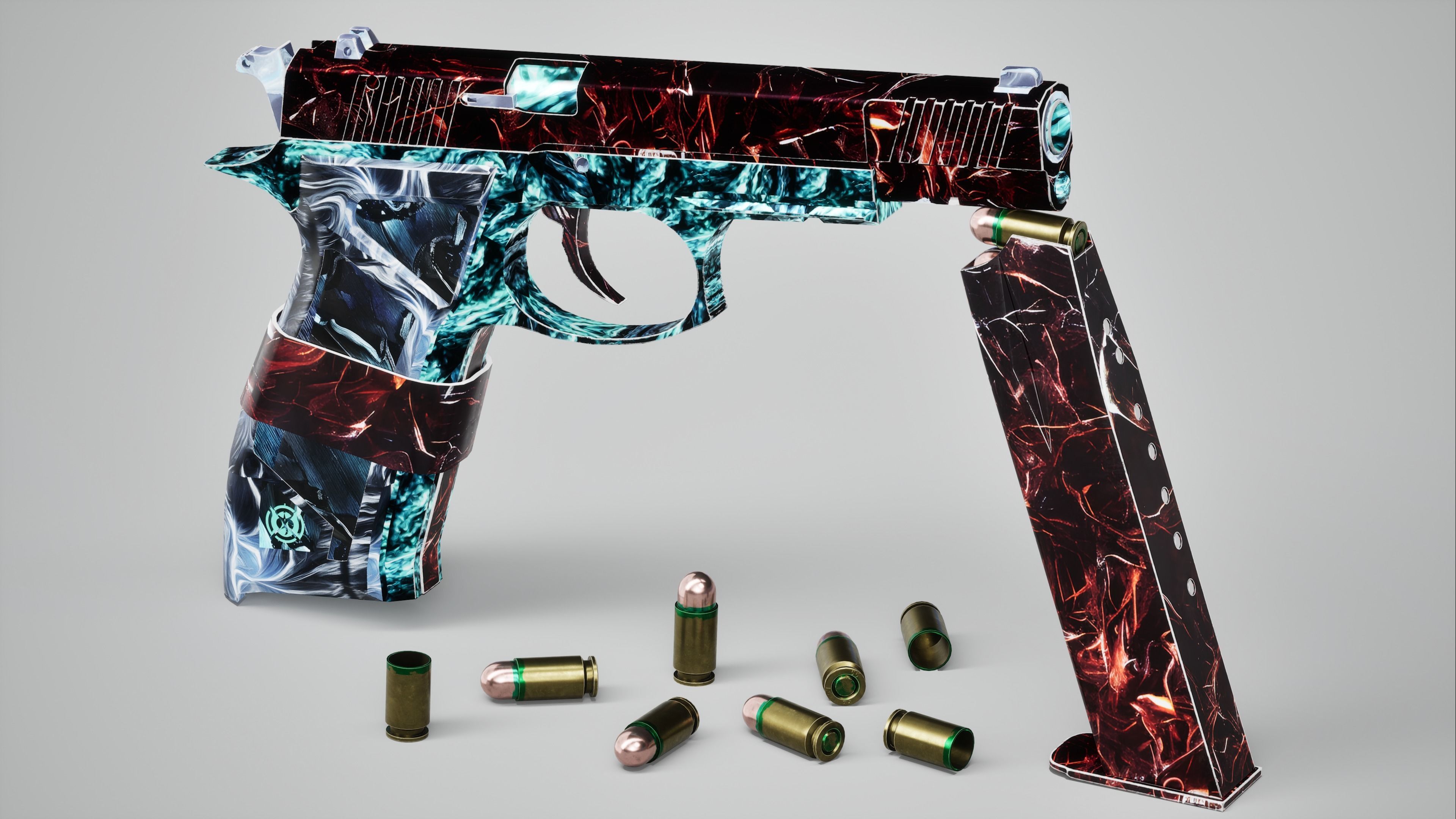 Revenge Vulcano Low-poly 3D model_1