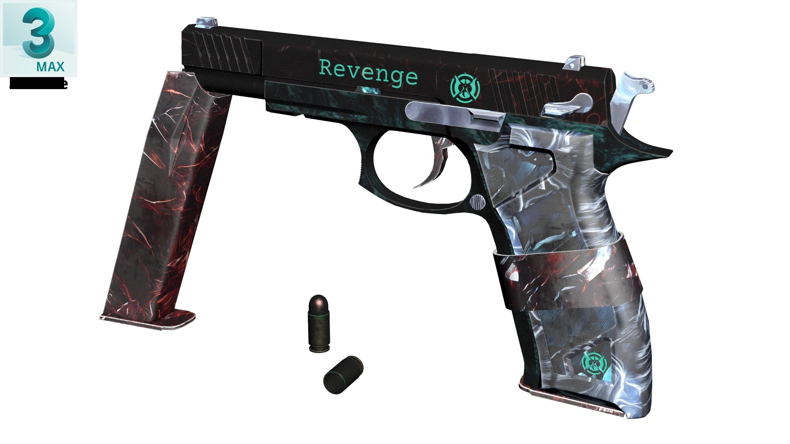 Revenge Vulcano Low-poly 3D model_13