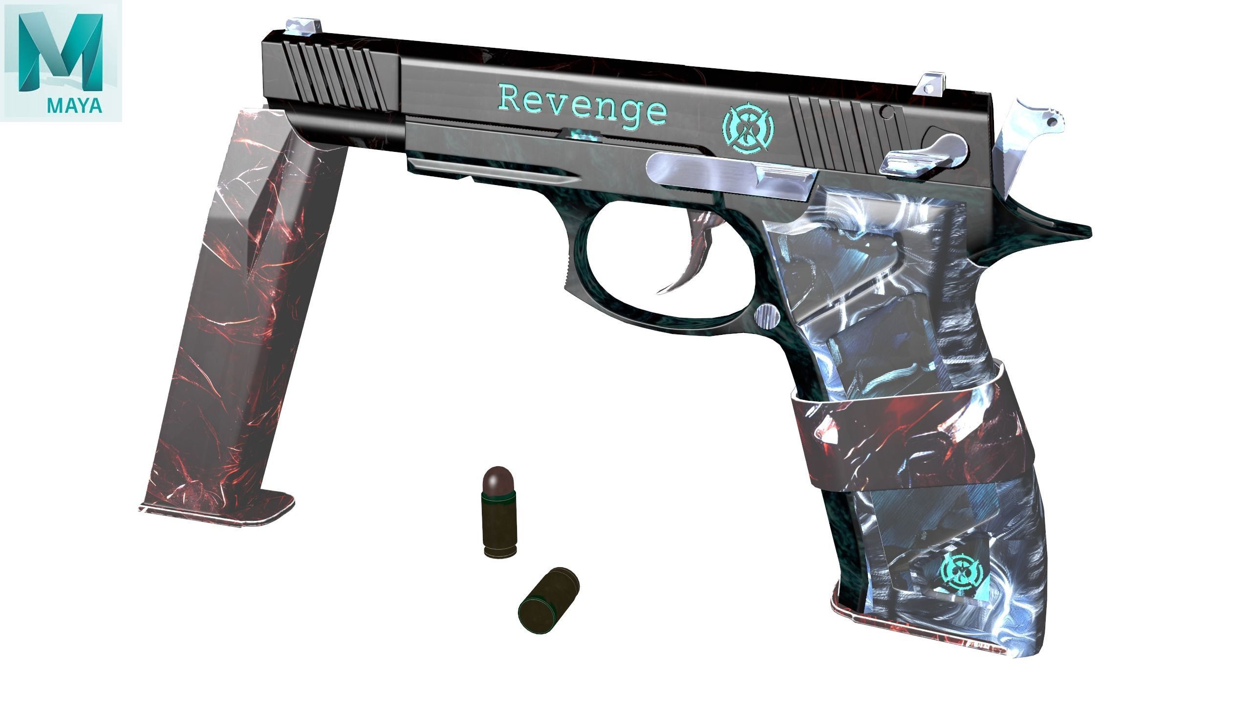 Revenge Vulcano Low-poly 3D model_15