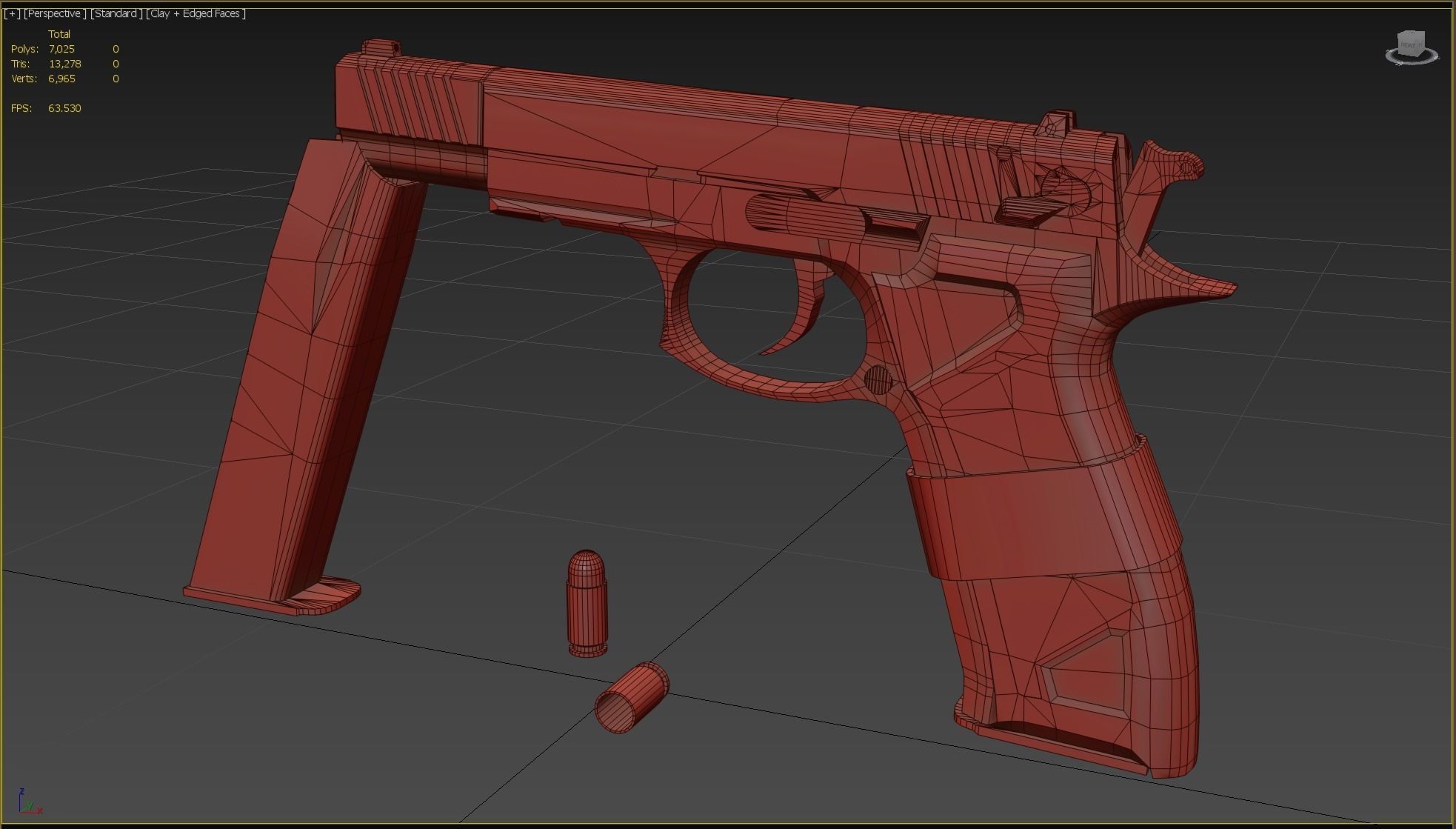 Revenge Vulcano Low-poly 3D model_8