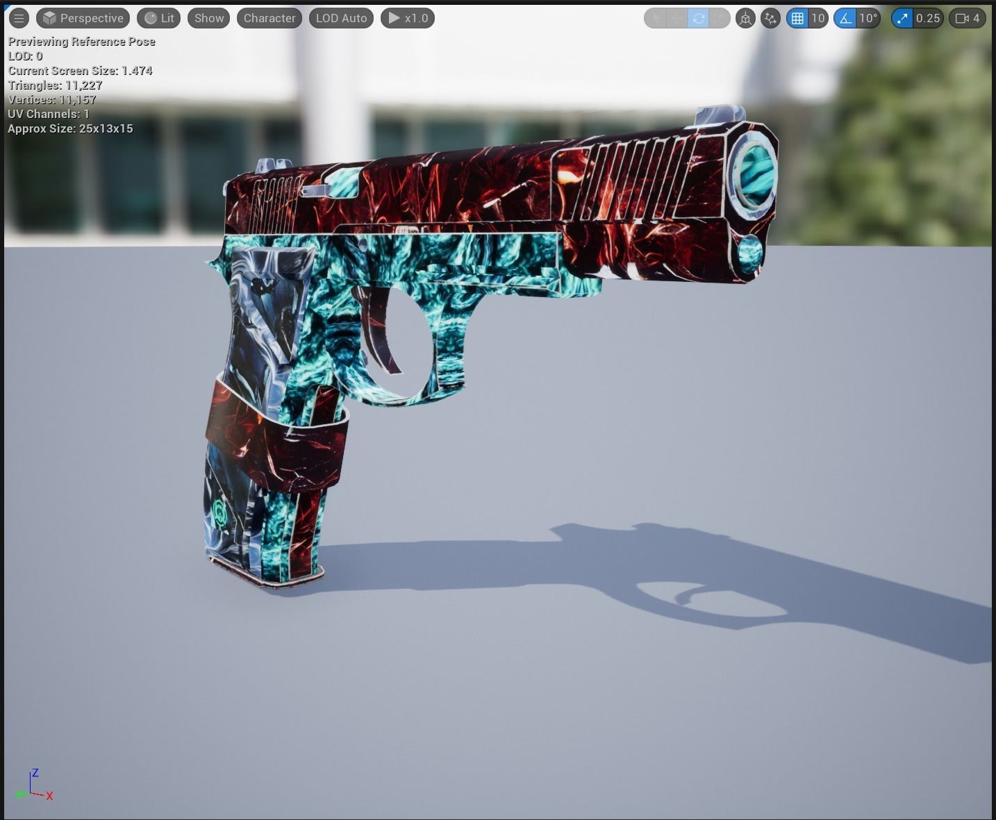 Revenge Vulcano Low-poly 3D model_6