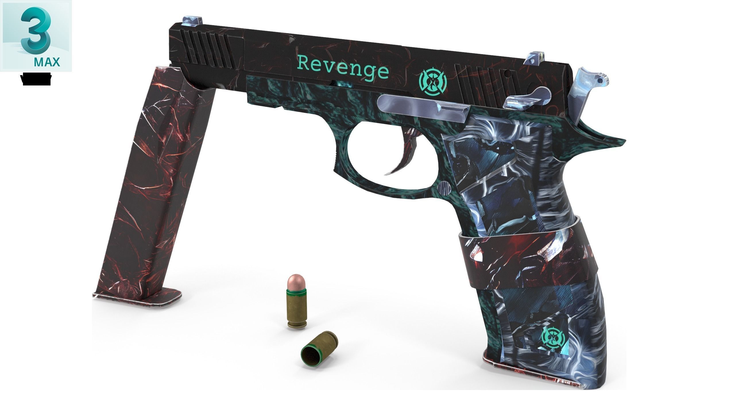 Revenge Vulcano Low-poly 3D model_12