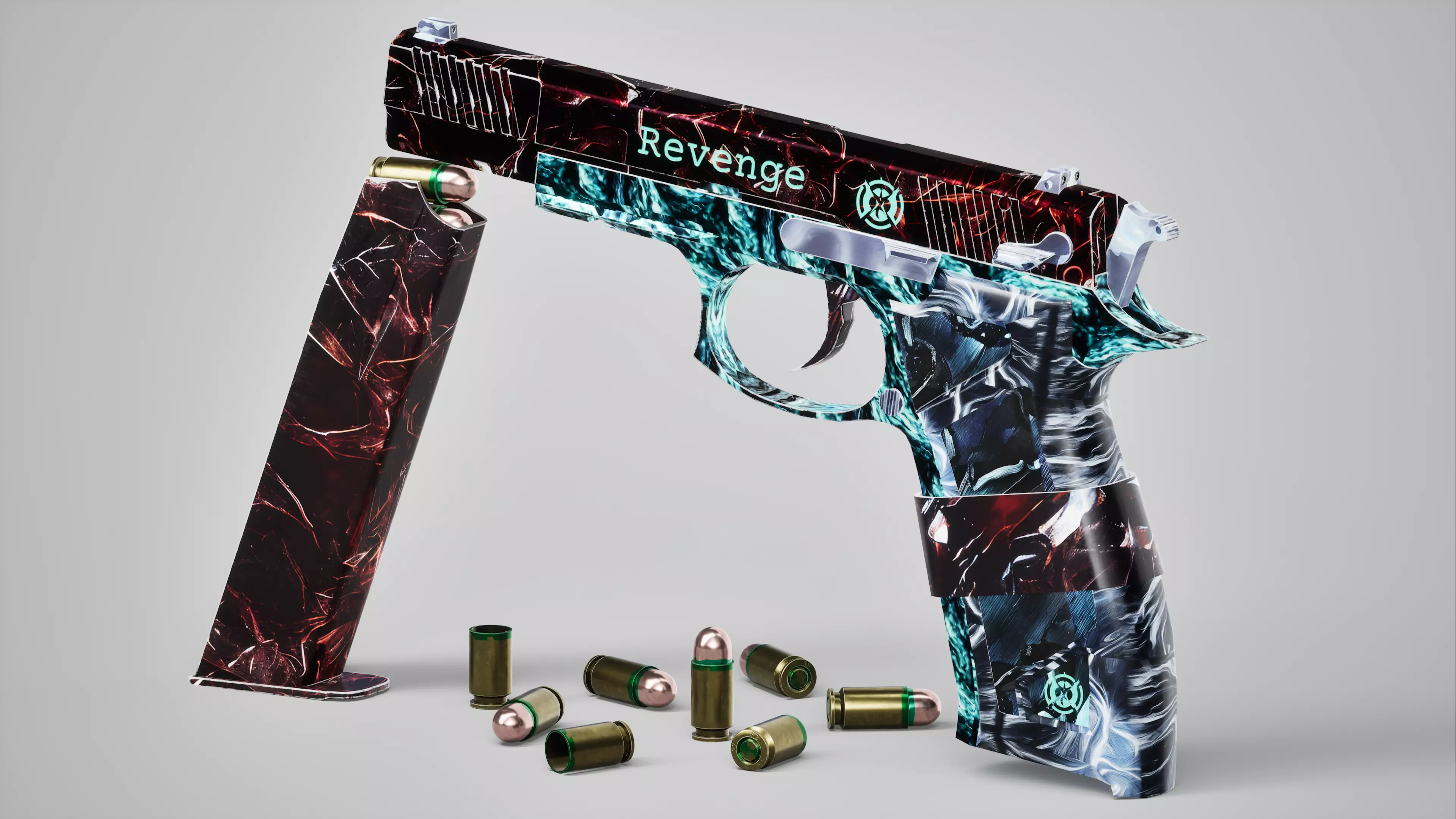 Revenge Vulcano Low-poly 3D model_0