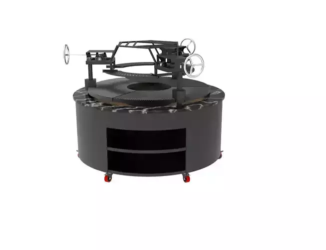 BBQ GRILL ROUND 2000 mm FOR MADE 