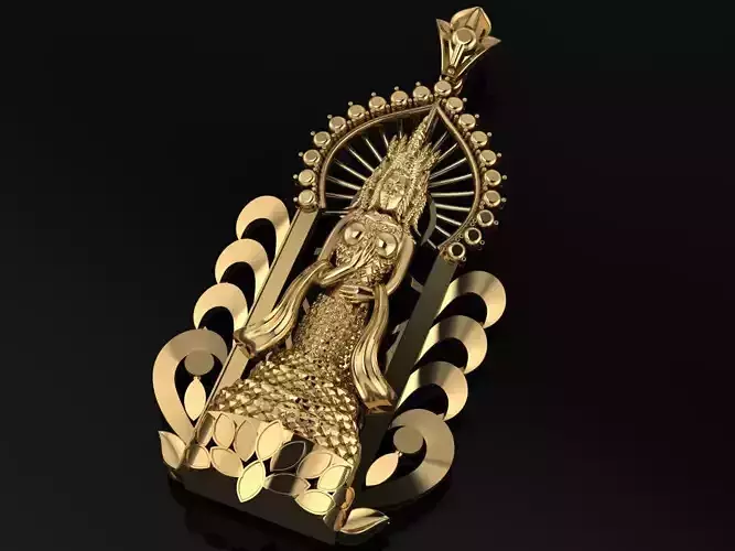 Buddha statue Pendent Jewelry Code-JST093