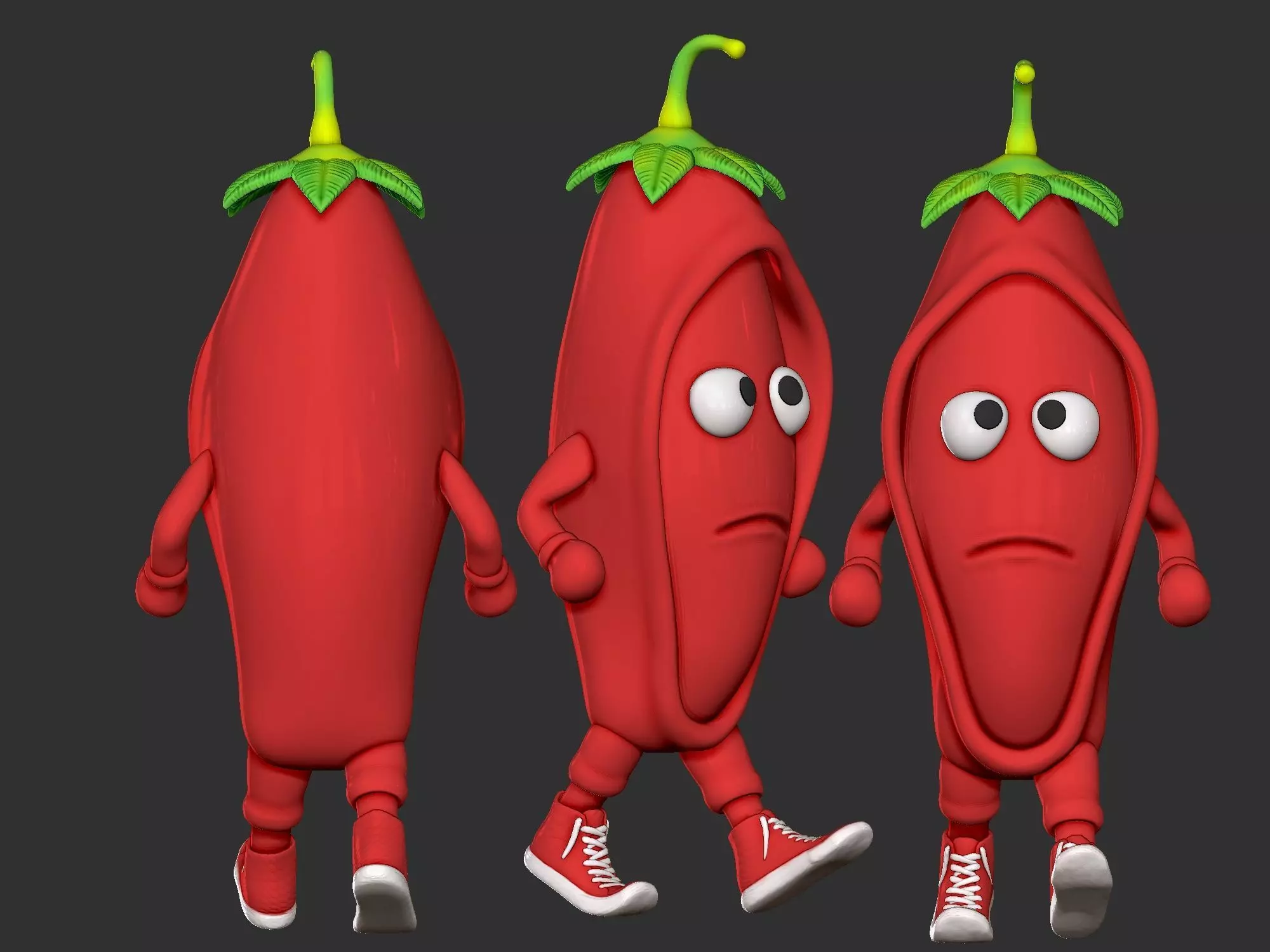 Red Pepper 3D print model