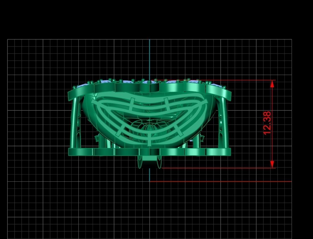 Buddha statue Pendent Jewelry Code-JST083 3D print model_3