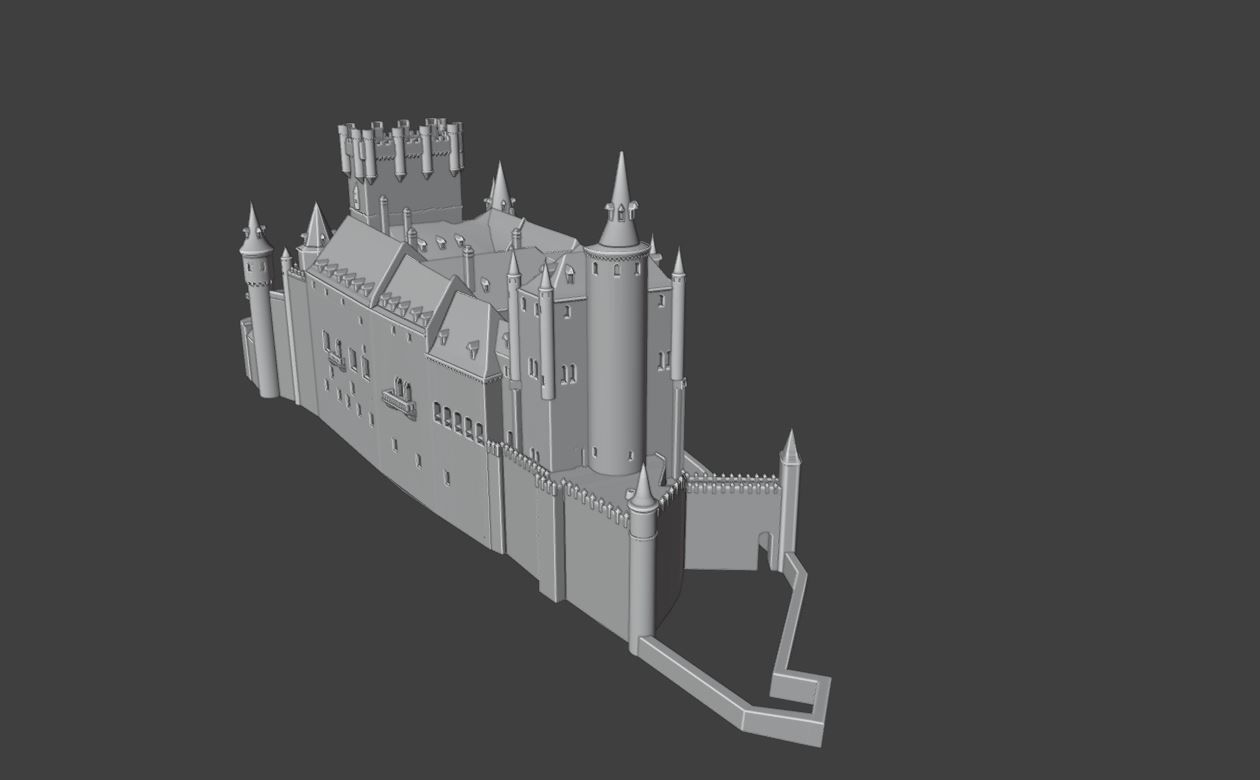 ALCAZAR DE SEGOVIA 3D print model_2