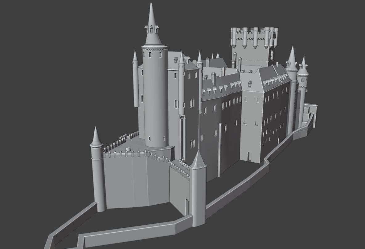 ALCAZAR DE SEGOVIA 3D print model_3