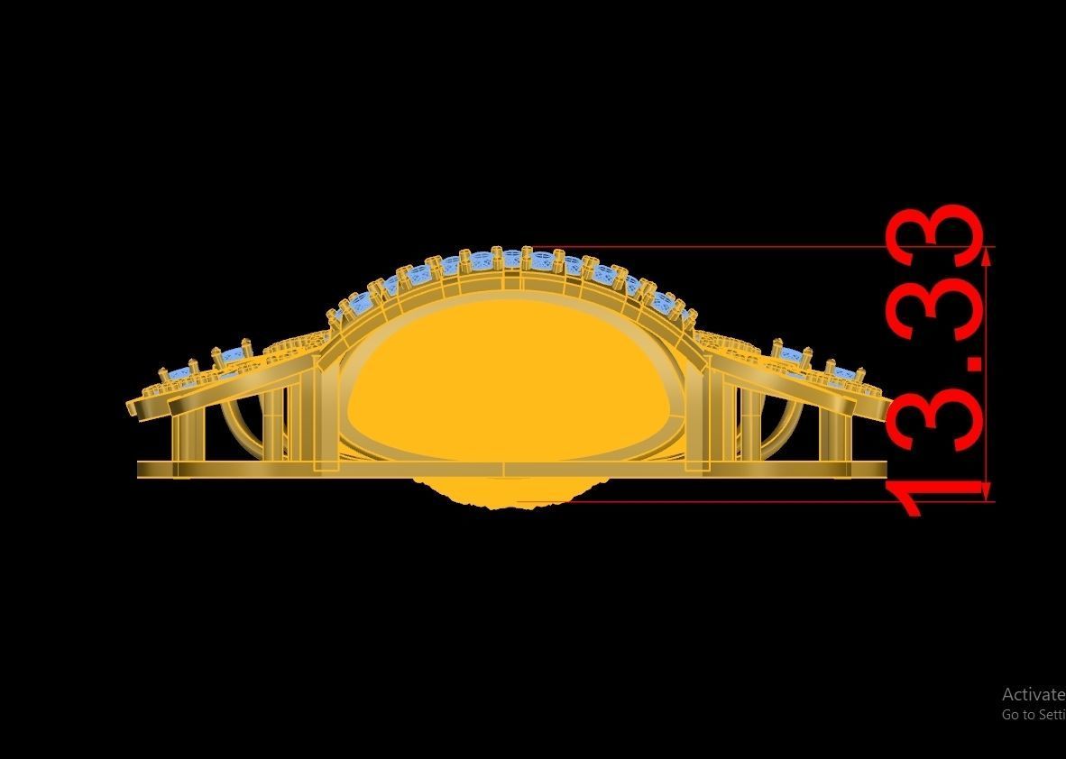 Buddha statue Pendent Jewelry Code-JST076 3D print model_3