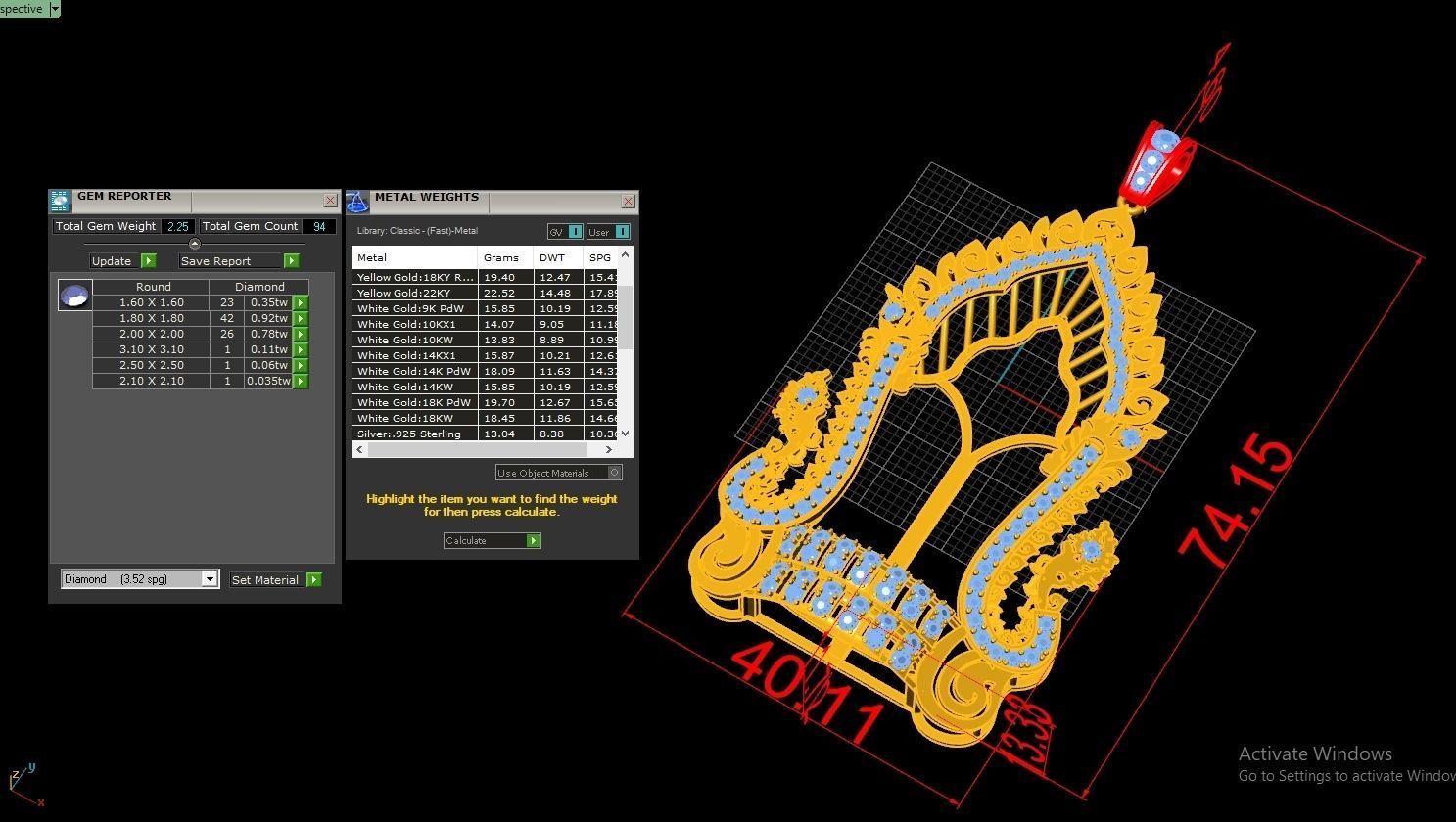 Buddha statue Pendent Jewelry Code-JST076 3D print model_5