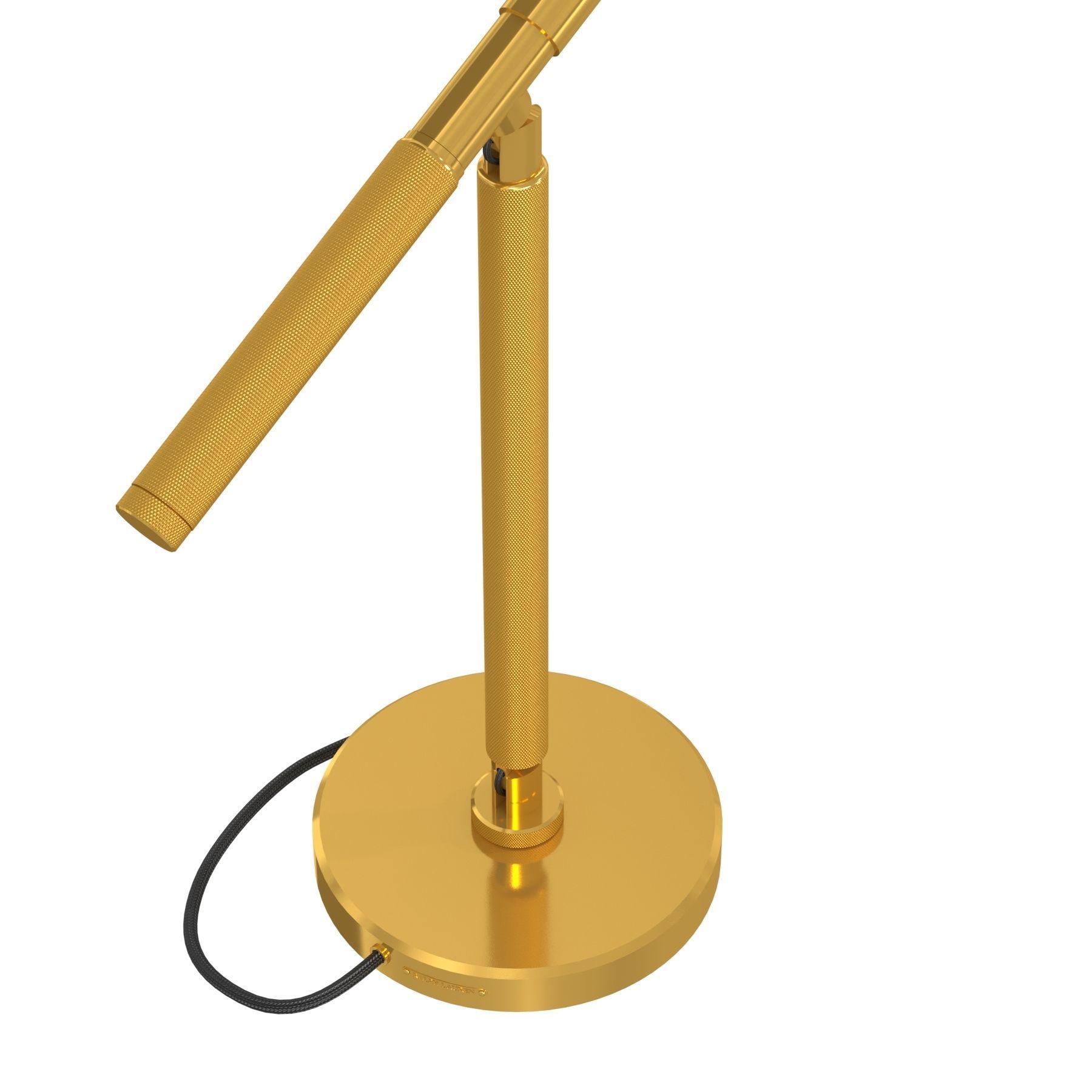 Ralph Lauren Home Barrett Knurled Boom-Arm Desk Light 3D model_5