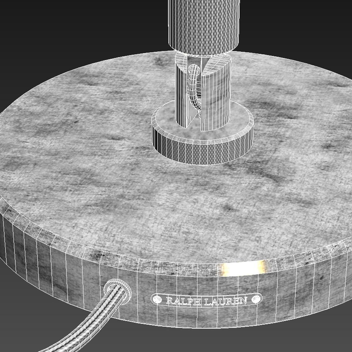 Ralph Lauren Home Barrett Knurled Boom-Arm Desk Light 3D model_6