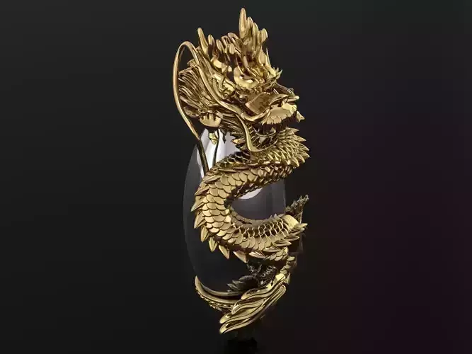 Dragon Pendent RingJewelry Code-JST072