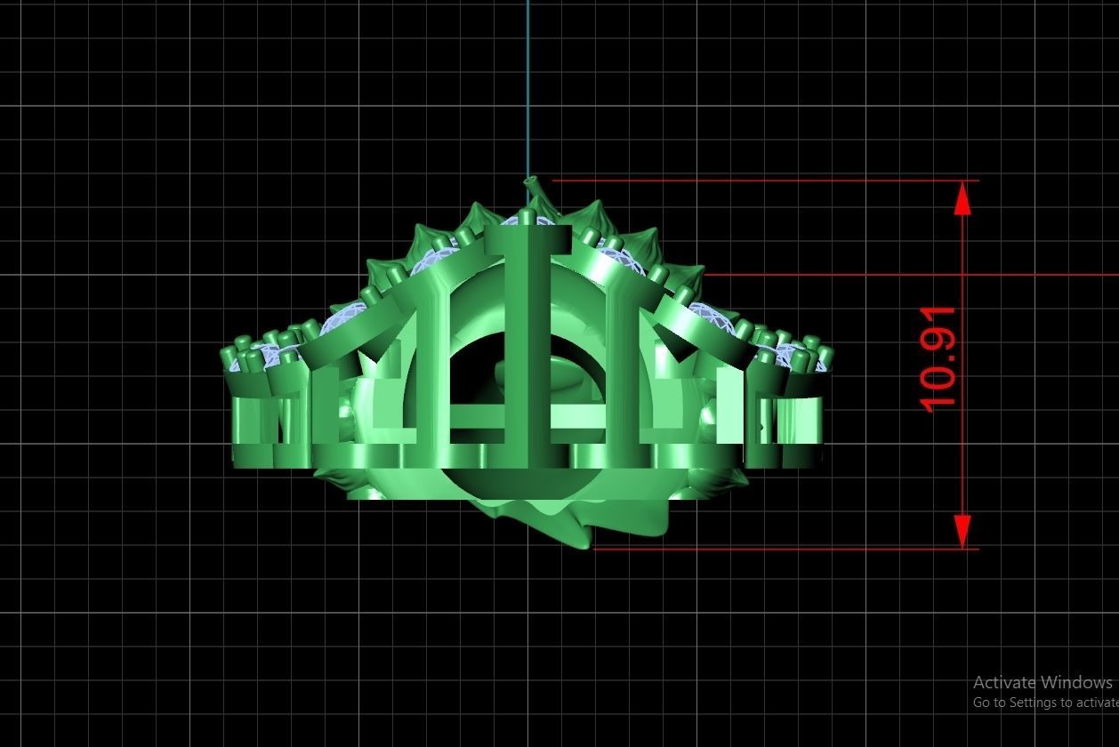 Buddha statue Pendent Jewelry Code-JST070 3D print model_3