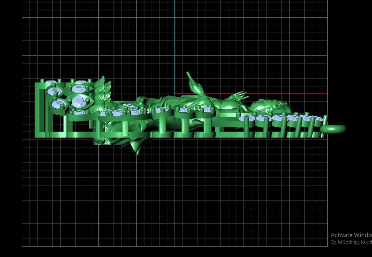 Buddha statue Pendent Jewelry Code-JST070 3D print model_4