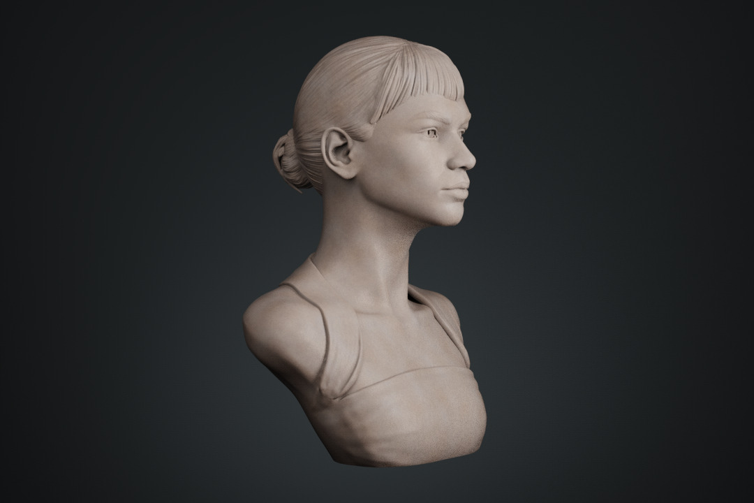 Zendaya 01 3D print model_23