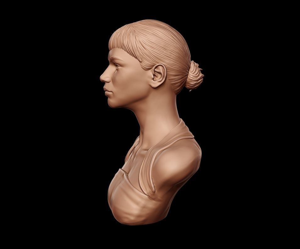 Zendaya 01 3D print model_6