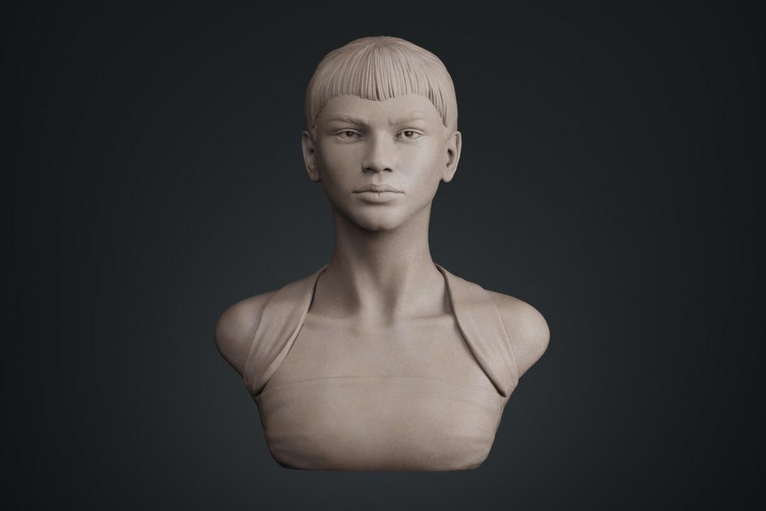 Zendaya 01 3D print model_20