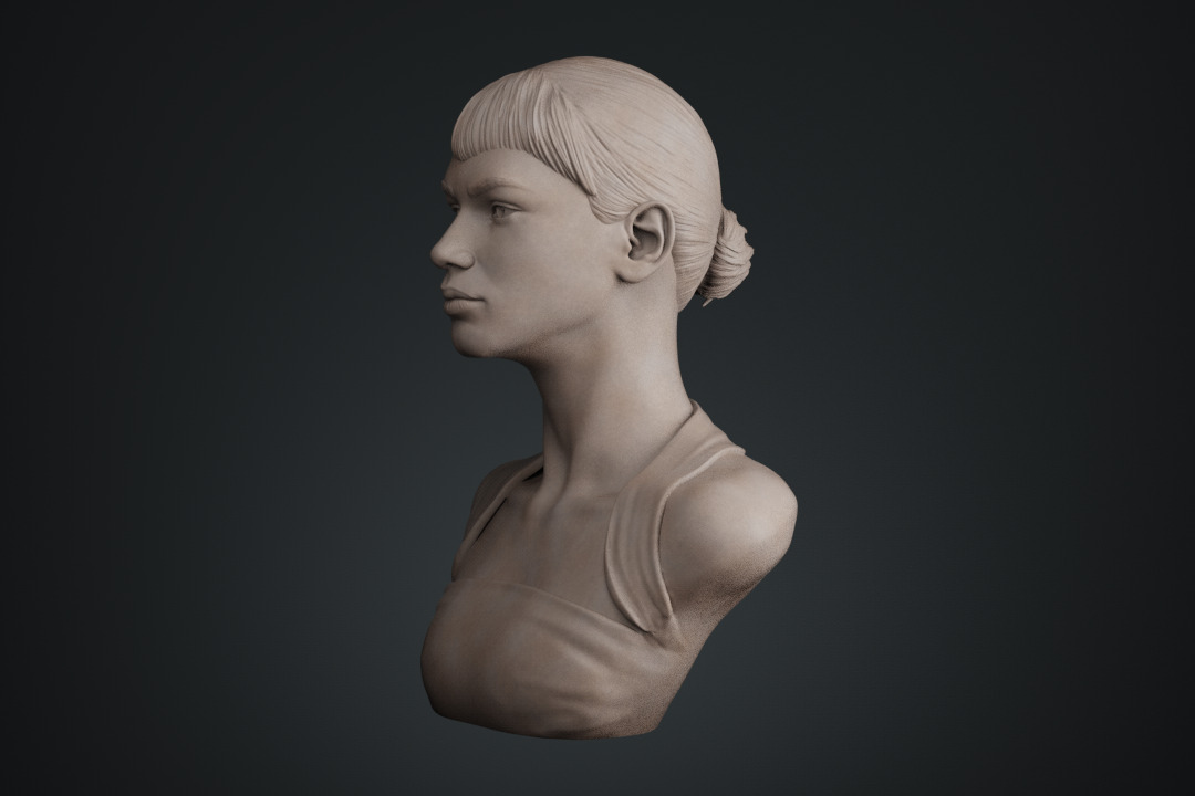 Zendaya 01 3D print model_22