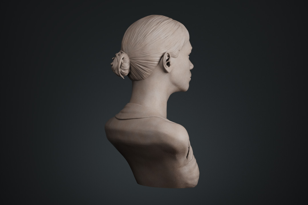 Zendaya 01 3D print model_14