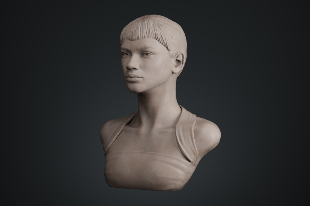 Zendaya 01 3D print model_21