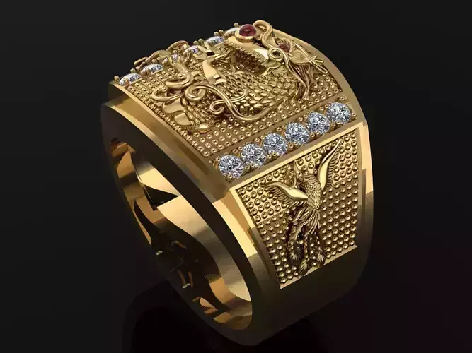 Dragon Ring Jewelry Code-JST068