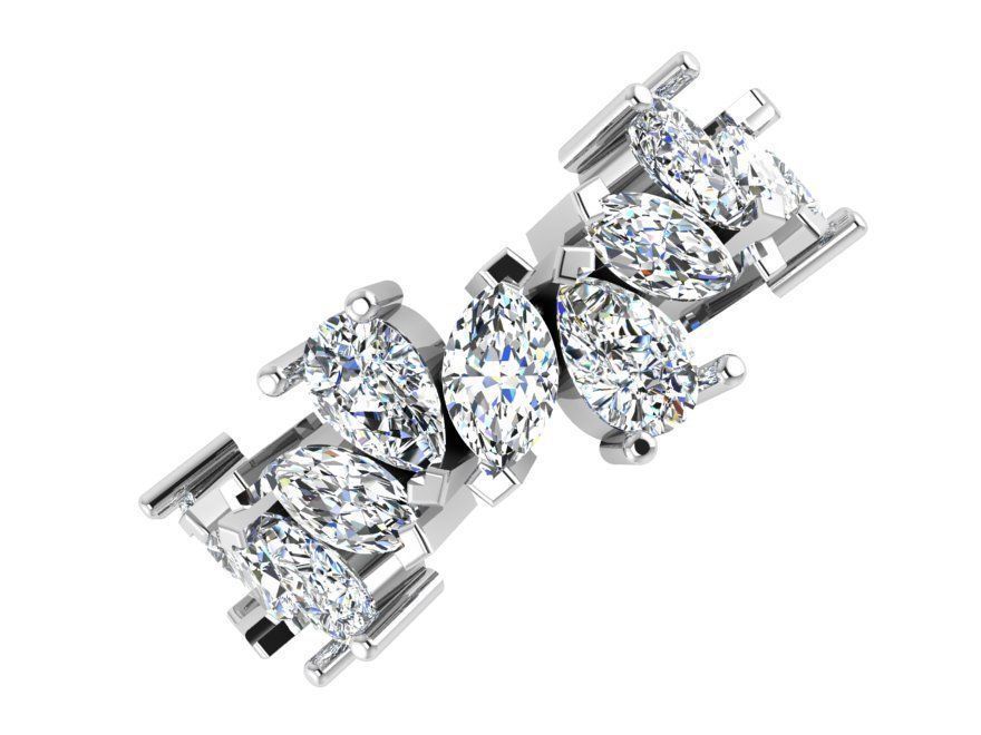 Diamond Ring 3263 3D print model_2