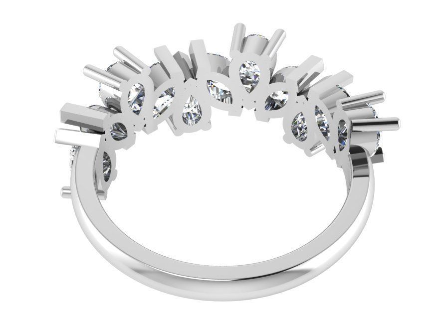 Diamond Ring 3263 3D print model_3