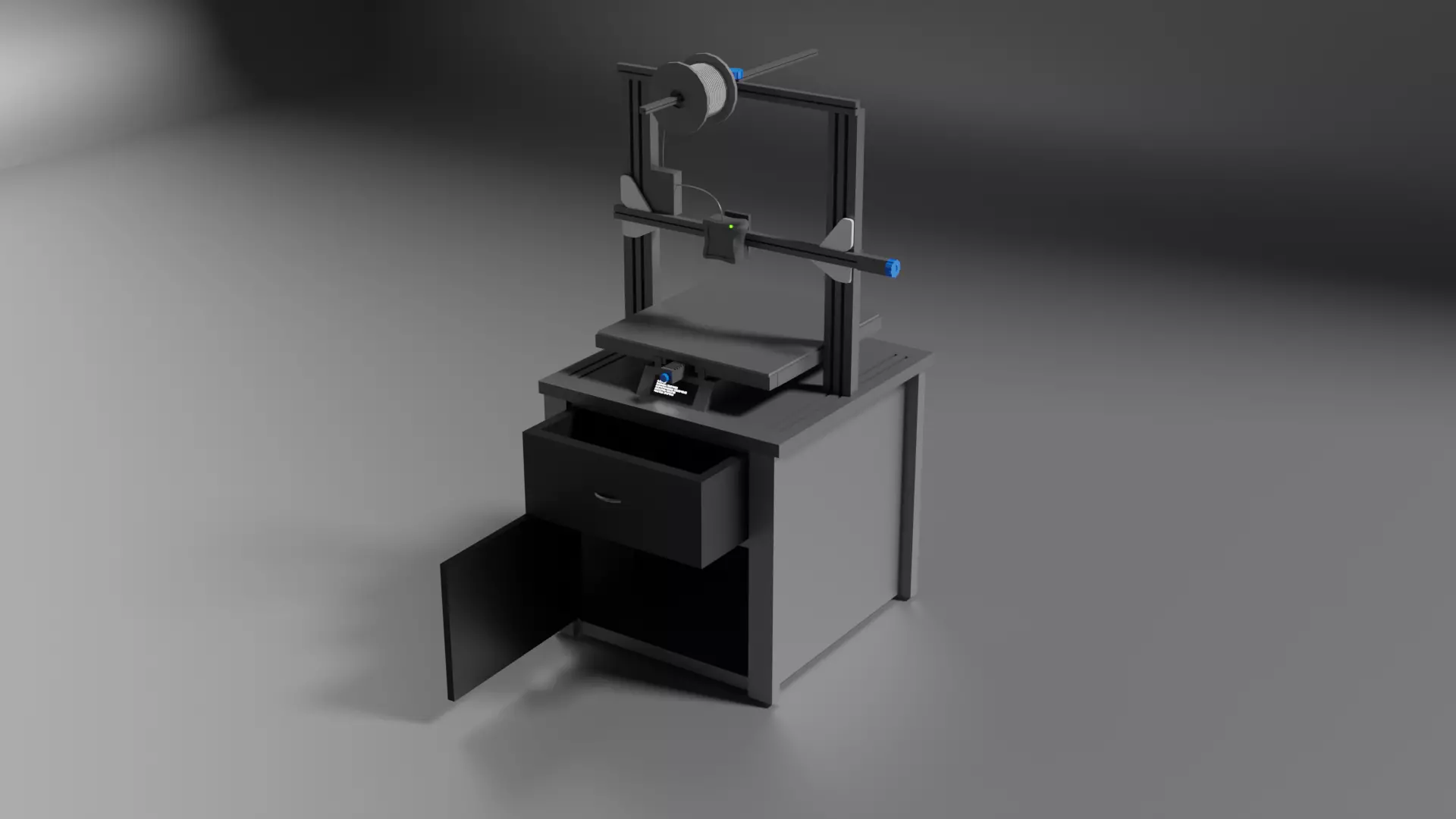 3d printer Free low-poly 3D model