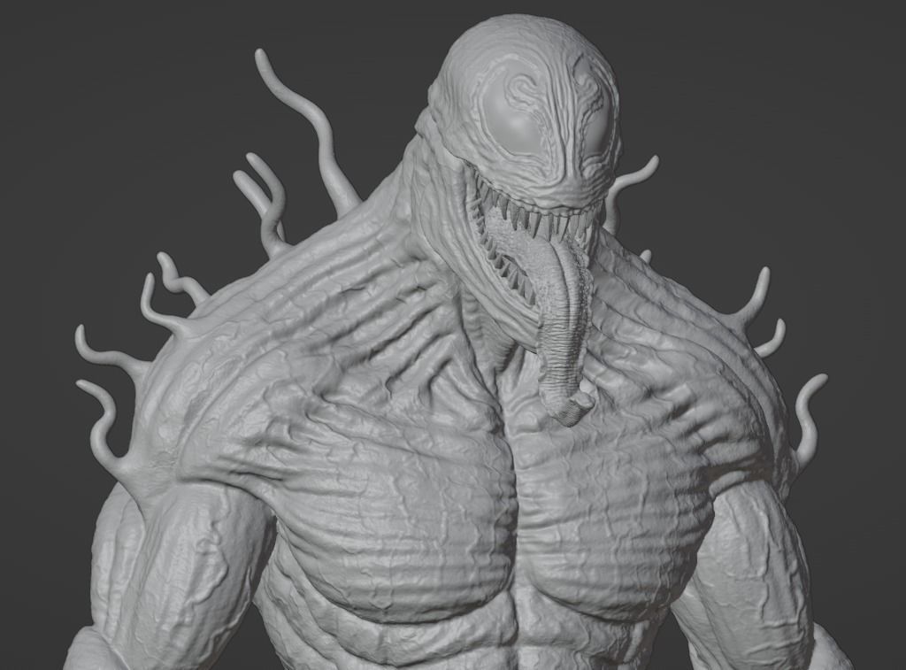 3D print Toxin Figure Stand 3D print model_5